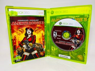 COMMAND AND CONQUER RED ALERT 3 XBOX 360 X360 - jeux video game-x