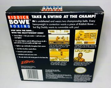 RIDDICK BOWE BOXING EN BOITE GAME BOY GB - jeux video game-x