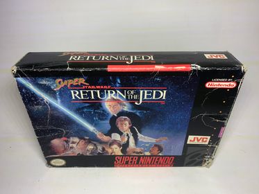 SUPER STAR WARS RETURN OF THE JEDI EN BOITE SUPER NINTENDO SNES - jeux video game-x