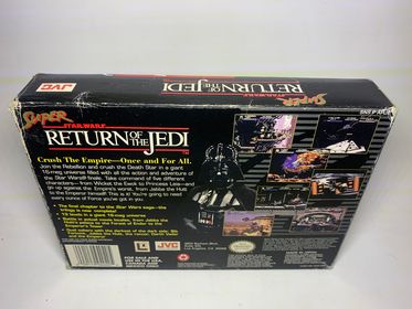 SUPER STAR WARS RETURN OF THE JEDI EN BOITE SUPER NINTENDO SNES - jeux video game-x