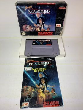 SUPER STAR WARS RETURN OF THE JEDI EN BOITE SUPER NINTENDO SNES - jeux video game-x