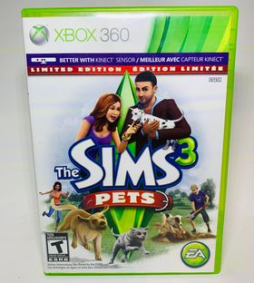 THE SIMS 3 PETS XBOX 360 X360 - jeux video game-x