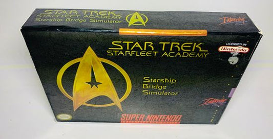 STAR TREK: STARFLEET ACADEMY – STARSHIP BRIDGE SIMULATOR en boite SUPER NINTENDO SNES - jeux video game-x