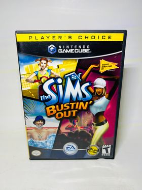 THE SIMS BUSTIN' OUT PLAYERS CHOICE NINTENDO GAMECUBE NGC - jeux video game-x