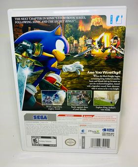 SONIC AND THE BLACK KNIGHT NINTENDO WII - jeux video game-x