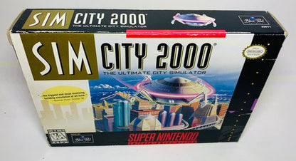 SIMCITY 2000 EN BOITE SUPER NINTENDO SNES - jeux video game-x