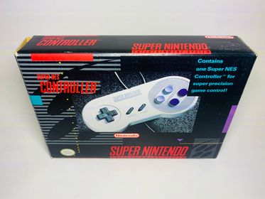 MANETTE SUPER NINTENDO SNES CONTROLLER  EN BOITE - jeux video game-x