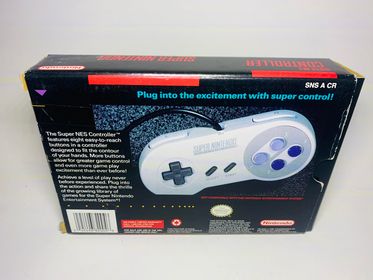 MANETTE SUPER NINTENDO SNES CONTROLLER  EN BOITE - jeux video game-x