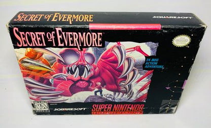 SECRET OF EVERMORE EN BOITE SUPER NINTENDO SNES - jeux video game-x