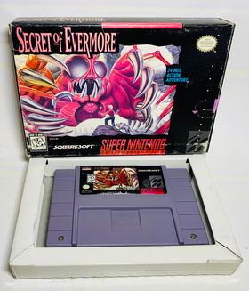 SECRET OF EVERMORE EN BOITE SUPER NINTENDO SNES - jeux video game-x