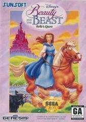 BEAUTY AND THE BEAST  SEGA GENESIS - jeux video game-x