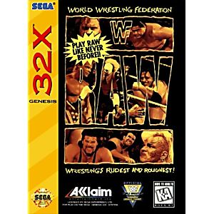 WWF RAW (SEGA 32X) - jeux video game-x