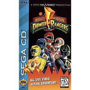 MIGHTY MORPHIN POWER RANGERS (SEGA CD SCD) - jeux video game-x