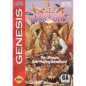 UNCHARTED WATERS II 2 NEW HORIZONS SEGA GENESIS SG - jeux video game-x