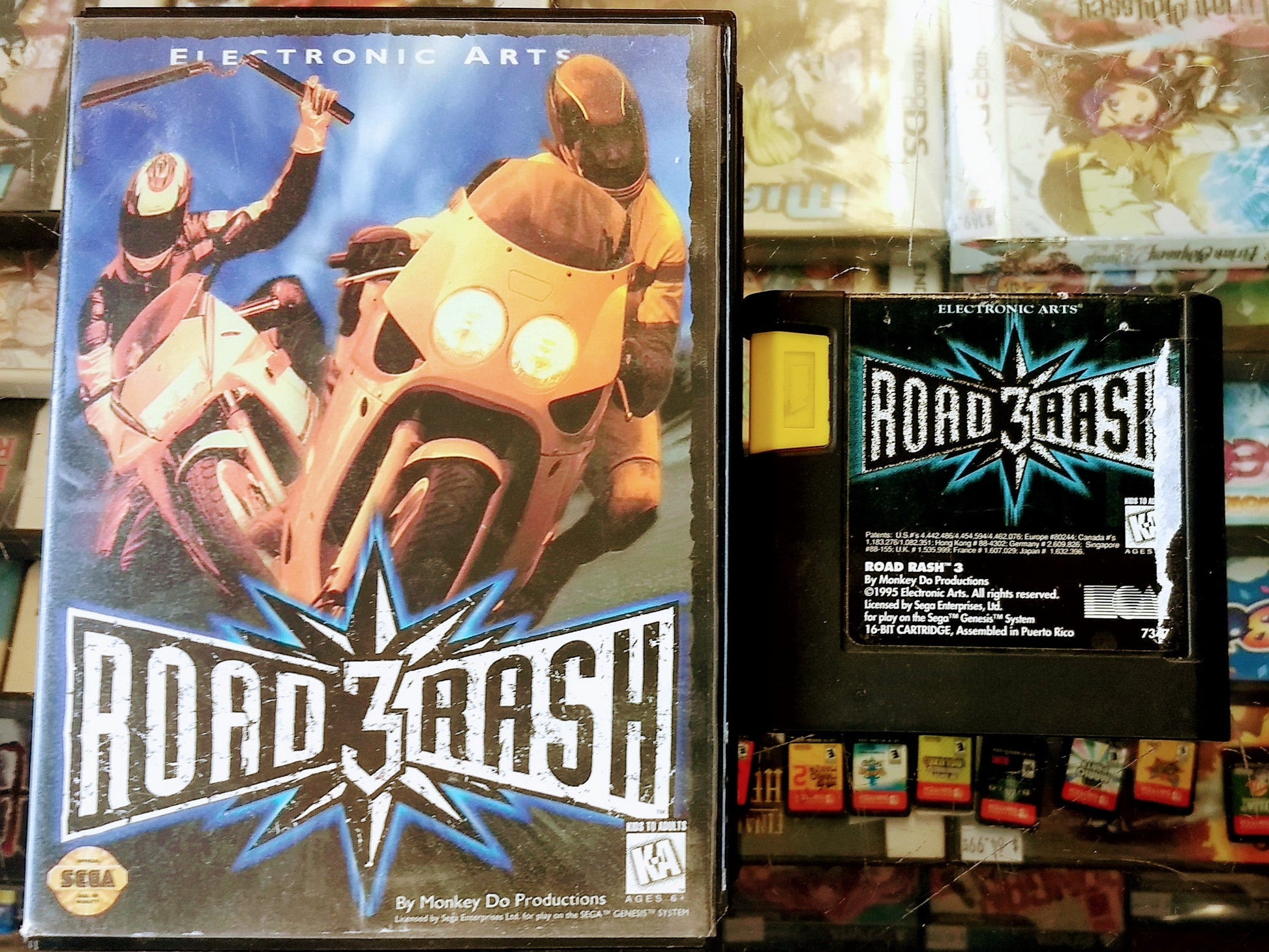 ROAD RASH III 3 SEGA GENESIS SG