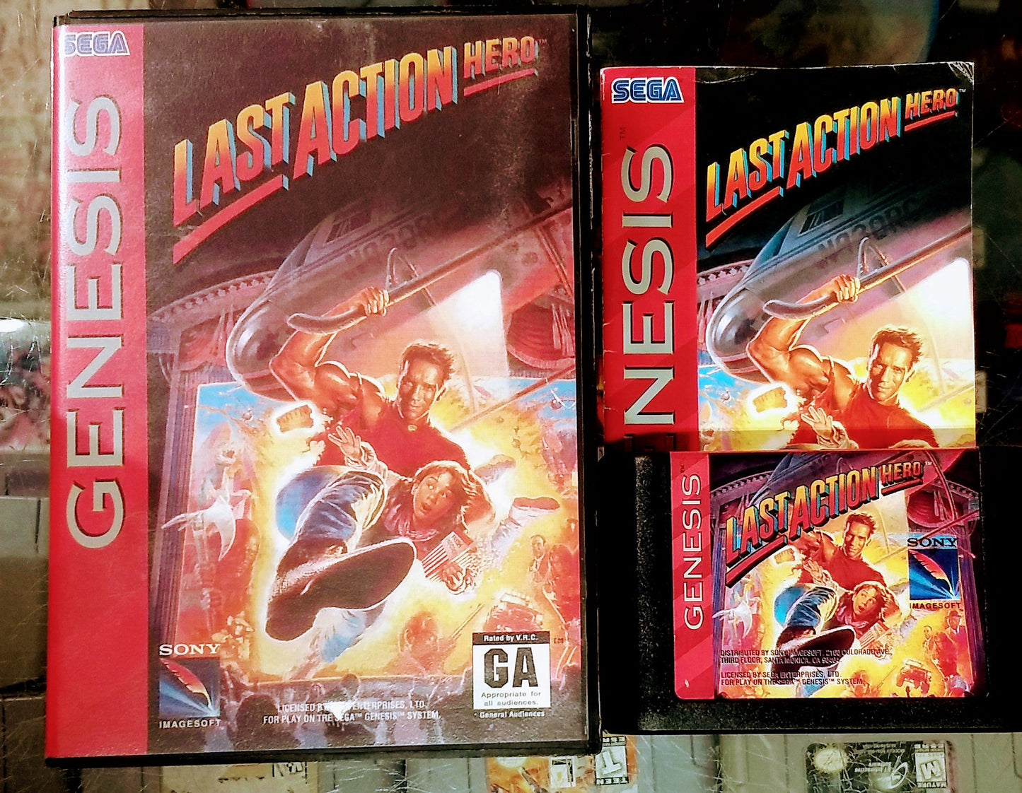 LAST ACTION HERO SEGA GENESIS SG - jeux video game-x