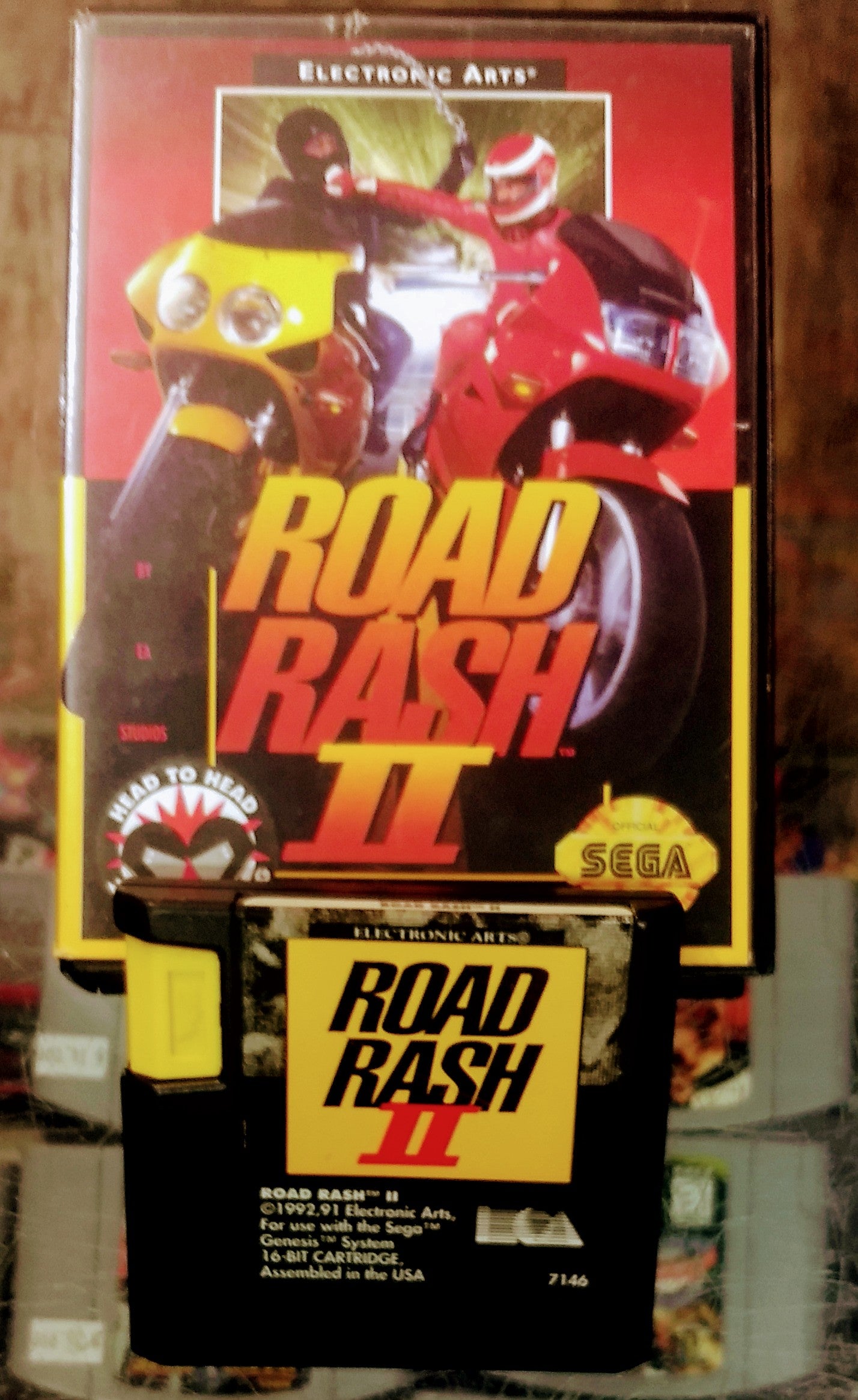 ROAD RASH II 2 (SEGA GENESIS SG) - jeux video game-x