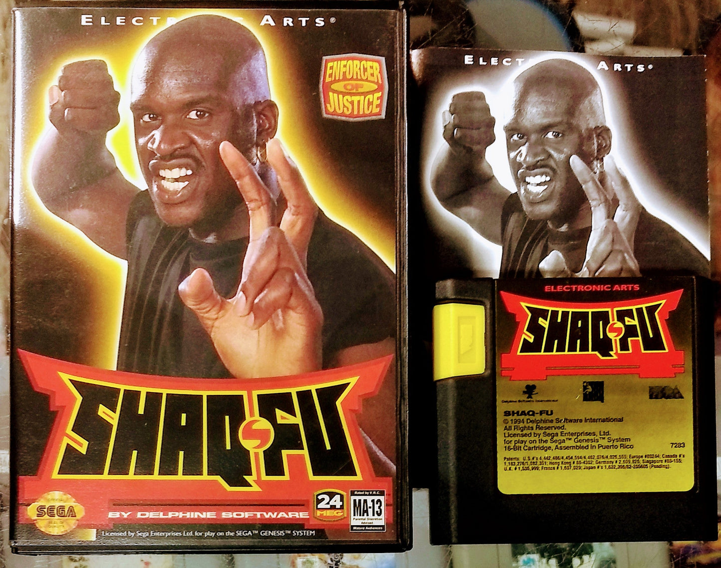 SHAQ FU SEGA GENESIS SG - jeux video game-x