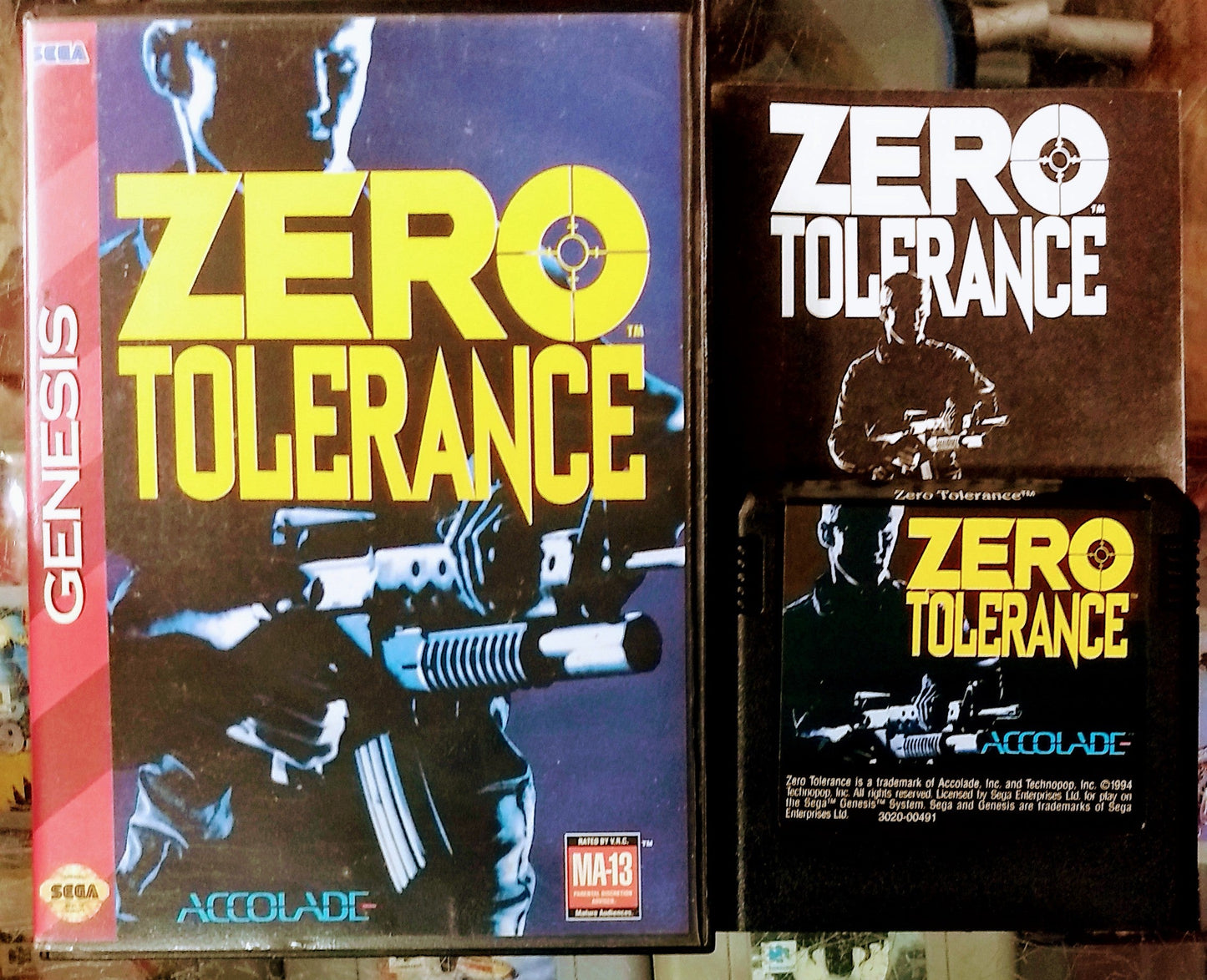 ZERO TOLERANCE SEGA GENESIS SG - jeux video game-x