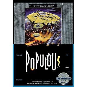 POPULOUS (SEGA GENESIS SG) - jeux video game-x