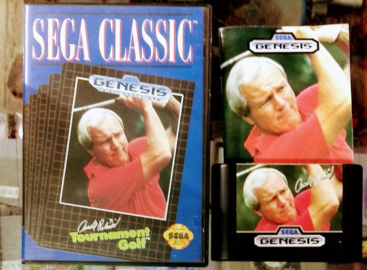 ARNOLD PALMER TOURNAMENT GOLF SEGA CLASSIC SEGA GENESIS SG - jeux video game-x