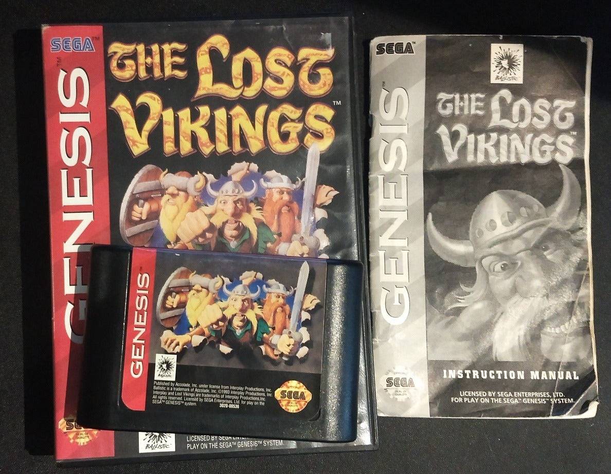 THE LOST VIKINGS SEGA GENESIS SG - jeux video game-x