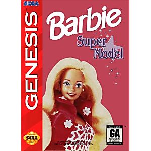 BARBIE SUPER MODEL SEGA GENESIS SG - jeux video game-x