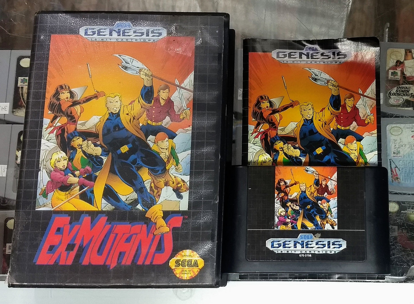 EX-MUTANTS SEGA GENESIS SG - jeux video game-x