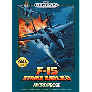 F-15 STRIKE EAGLE II 2 (SEGA GENESIS SG) - jeux video game-x