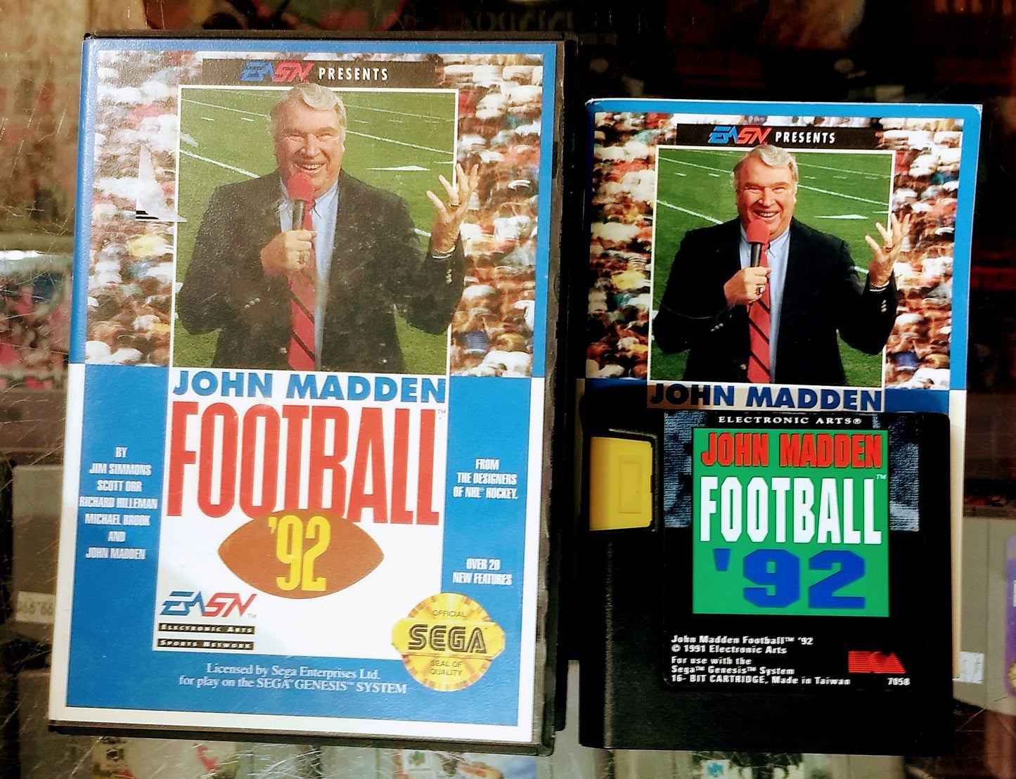 JOHN MADDEN FOOTBALL 92 (SEGA GENESIS SG) - jeux video game-x