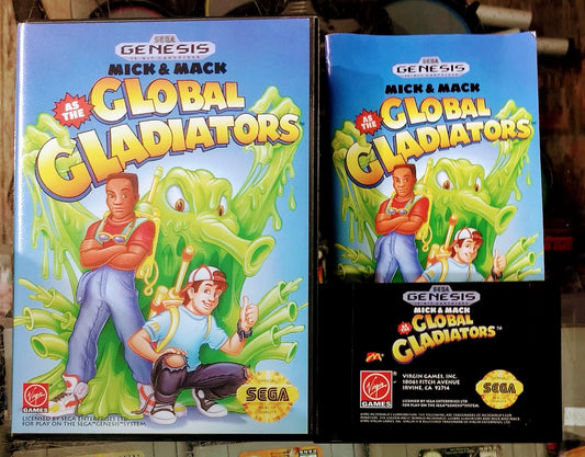 MICK AND MACK GLOBAL GLADIATORS (SEGA GENESIS SG) - jeux video game-x