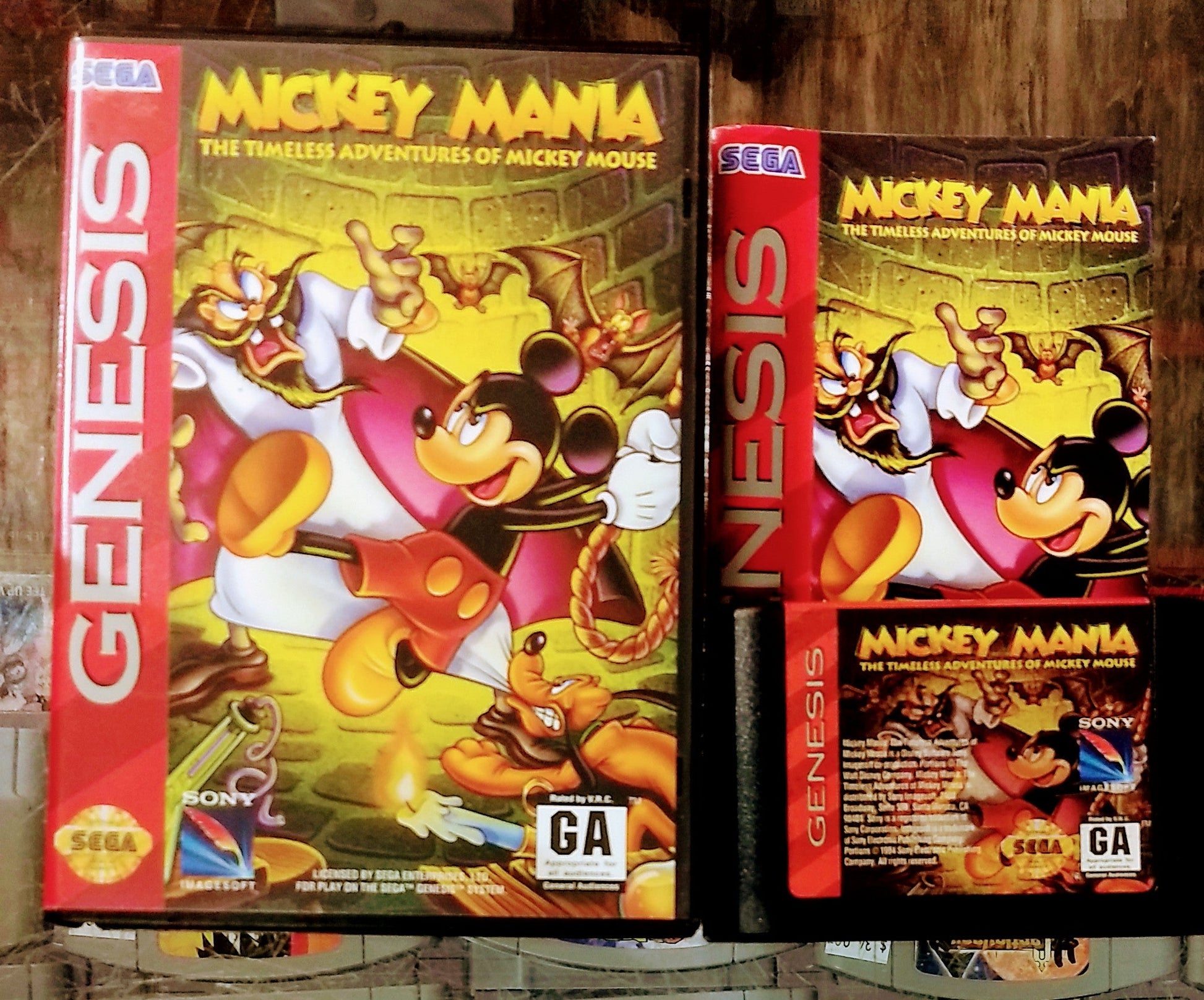 MICKEY MANIA (SEGA GENESIS SG) - jeux video game-x