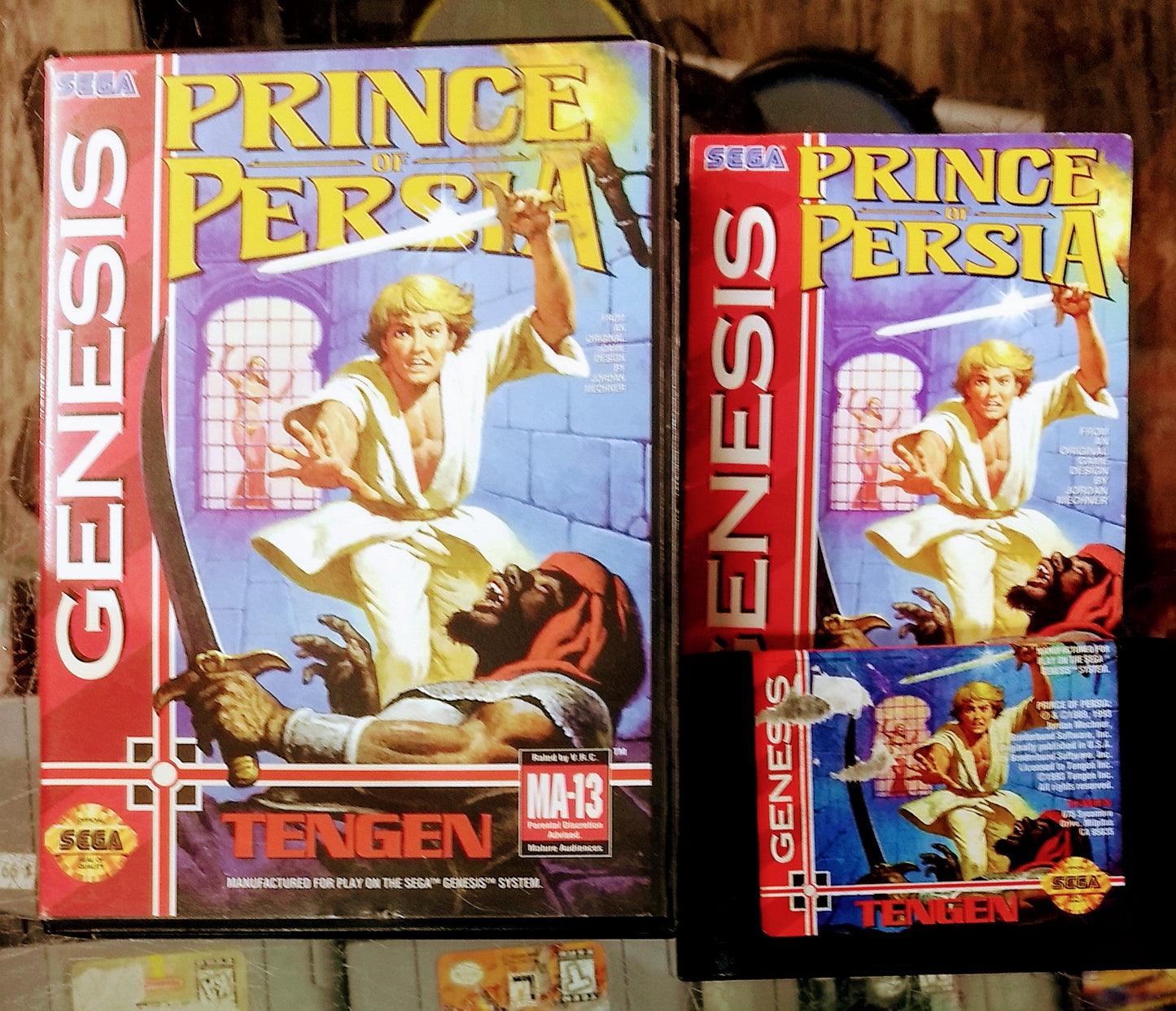 PRINCE OF PERSIA (SEGA GENESIS SG) - jeux video game-x