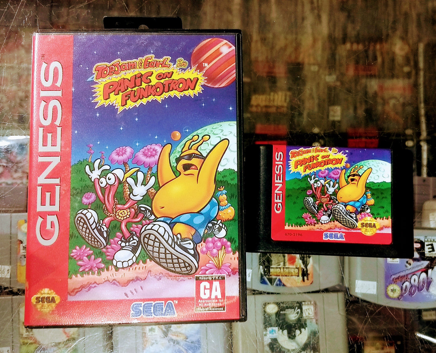 TOEJAM AND EARL IN PANIC ON FUNKOTRON SEGA GENESIS SG - jeux video game-x