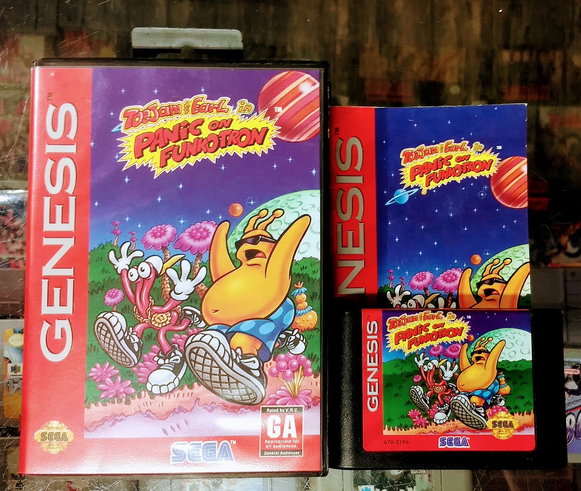 TOEJAM AND EARL IN PANIC ON FUNKOTRON SEGA GENESIS SG - jeux video game-x