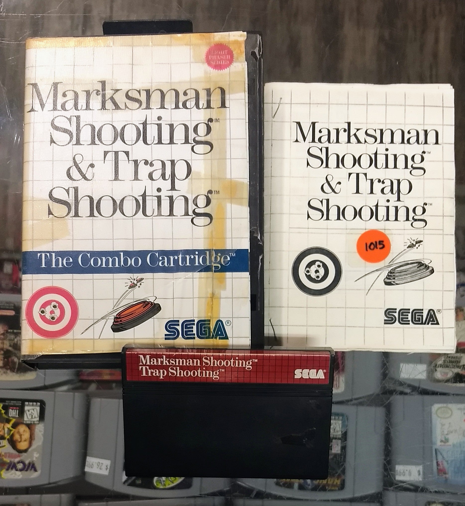 MARKSMAN SHOOTING AND TRAP SHOOTING (SEGA MASTER SYSTEM SMS) - jeux video game-x