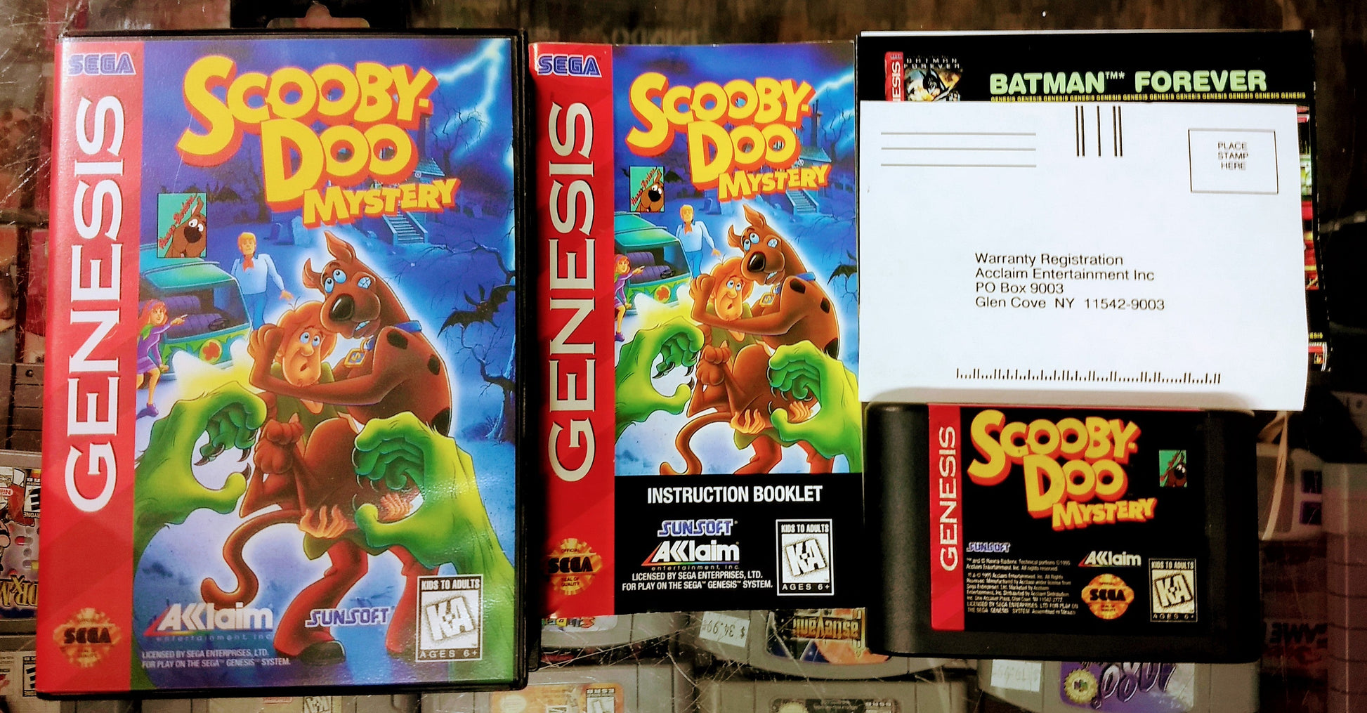 SCOOBY-DOO MYSTERY (SEGA GENESIS SG) - jeux video game-x