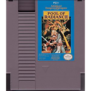 ADVANCED DUNGEONS AND DRAGONS POOL OF RADIANCE (NINTENDO NES) - jeux video game-x