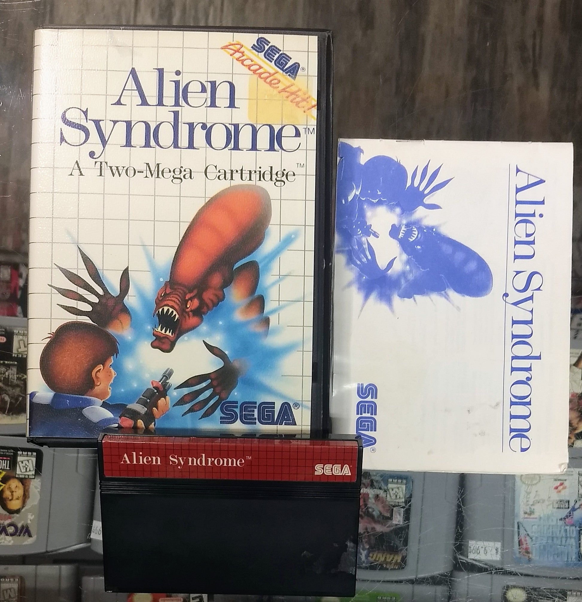 ALIEN SYNDROME (SEGA MASTER SYSTEM SMS) - jeux video game-x