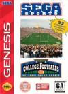 COLLEGE FOOTBALL'S NATIONAL CHAMPIONSHIP SEGA GENESIS SG - jeux video game-x