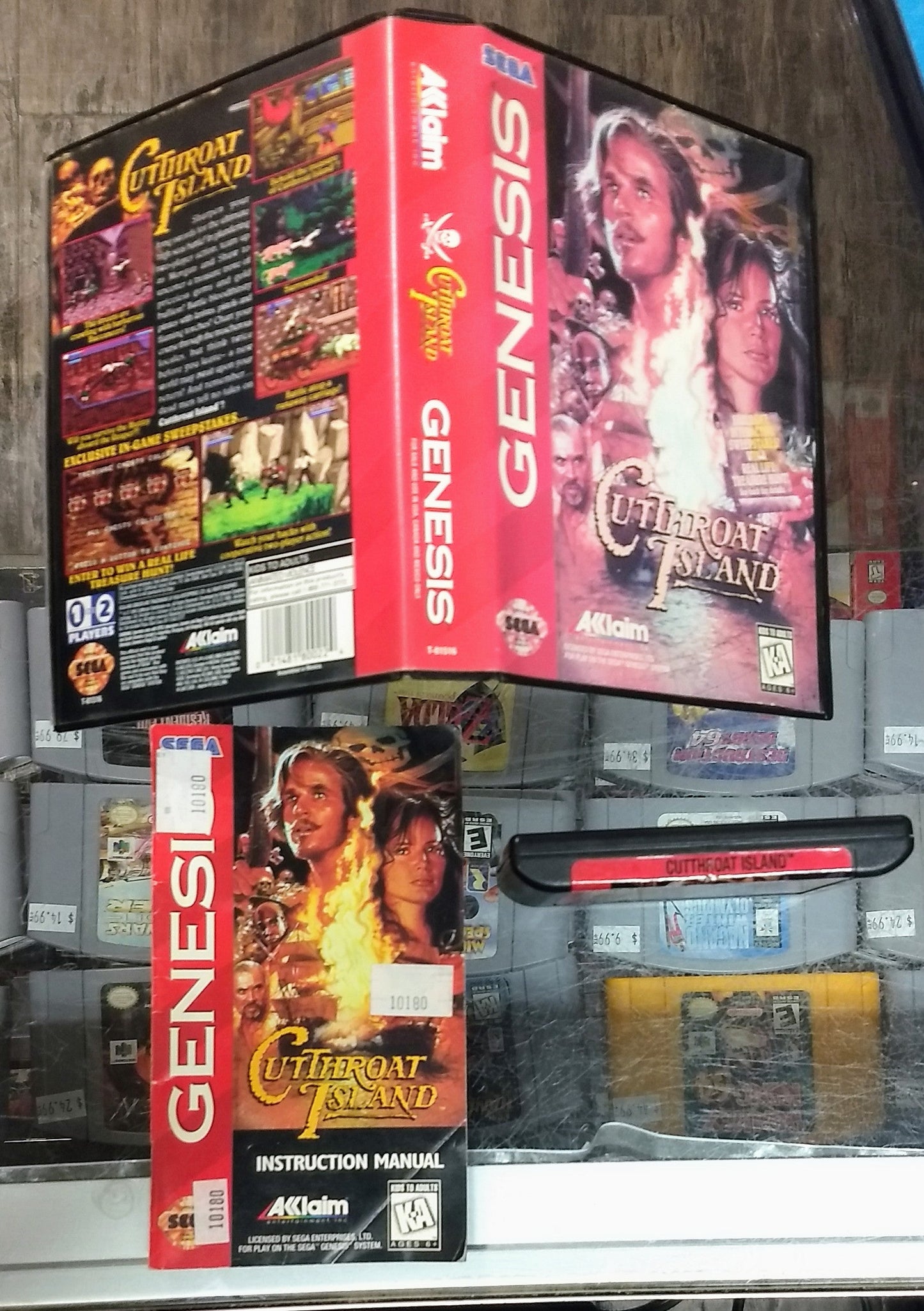 CUTTHROAT ISLAND SEGA GENESIS SG - jeux video game-x