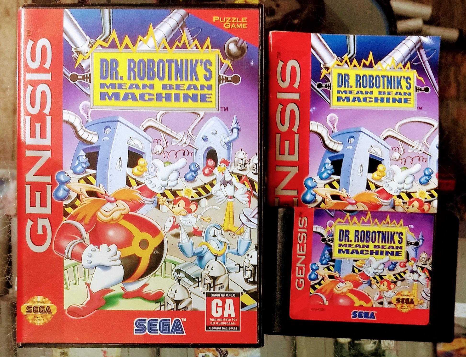 DR ROBOTNIK'S MEAN BEAN MACHINE SEGA GENESIS SG - jeux video game-x