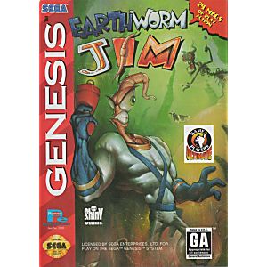 EARTHWORM JIM (SEGA GENESIS SG) - jeux video game-x