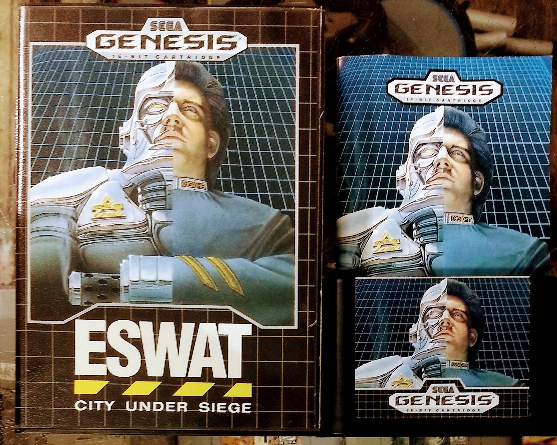 ESWAT CITY UNDER SIEGE SEGA GENESIS SG - jeux video game-x