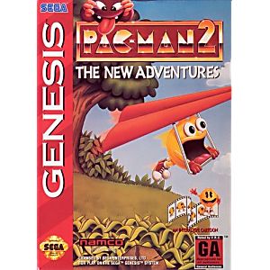 PAC-MAN 2 THE NEW ADVENTURES (SEGA GENESIS SG) - jeux video game-x