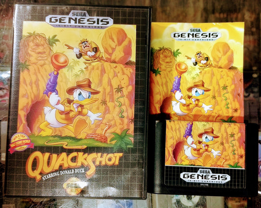 QUACKSHOT STARRING DONALD DUCK (SEGA GENESIS SG) - jeux video game-x