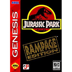 JURASSIC PARK RAMPAGE EDITION (SEGA GENESIS SG) - jeux video game-x