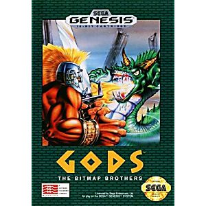 GODS SEGA GENESIS SG - jeux video game-x