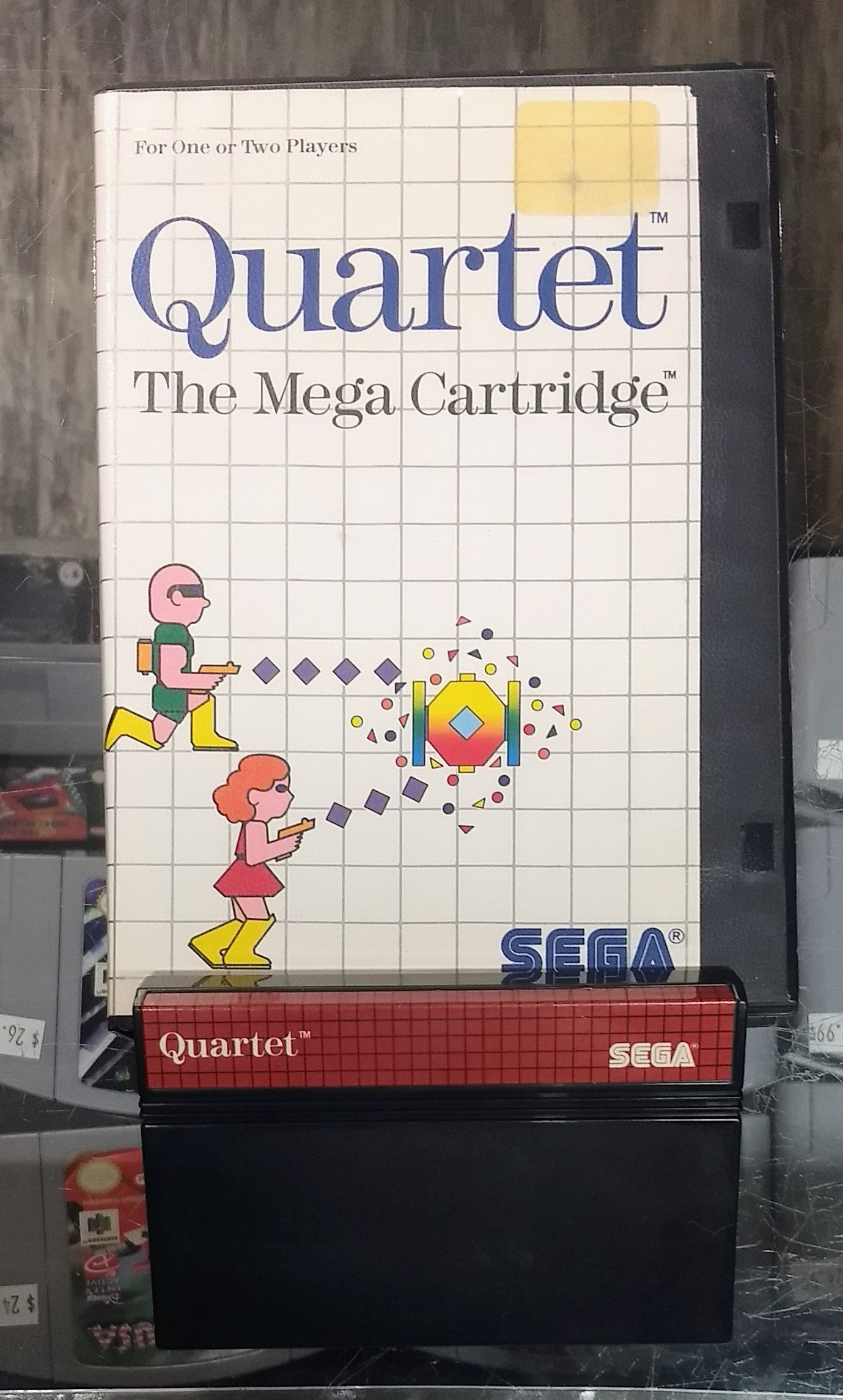 QUARTET SEGA MASTER SYSTEM SMS - jeux video game-x