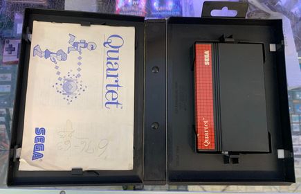 QUARTET SEGA MASTER SYSTEM SMS - jeux video game-x